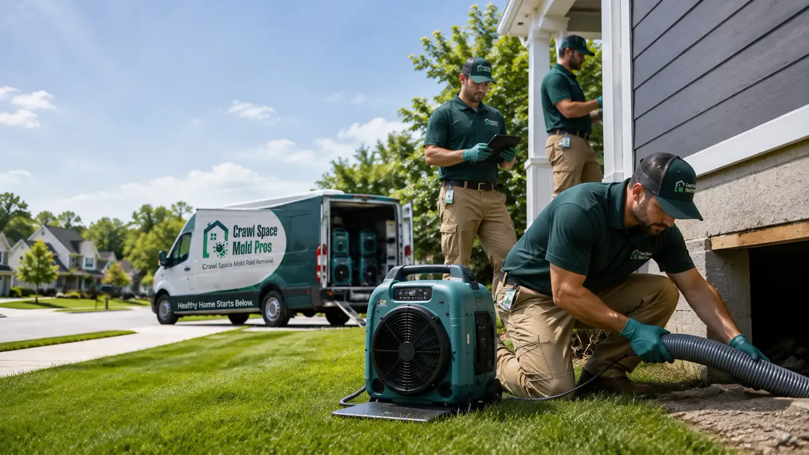 Crawl Space Mold Removal in San Juan, TX